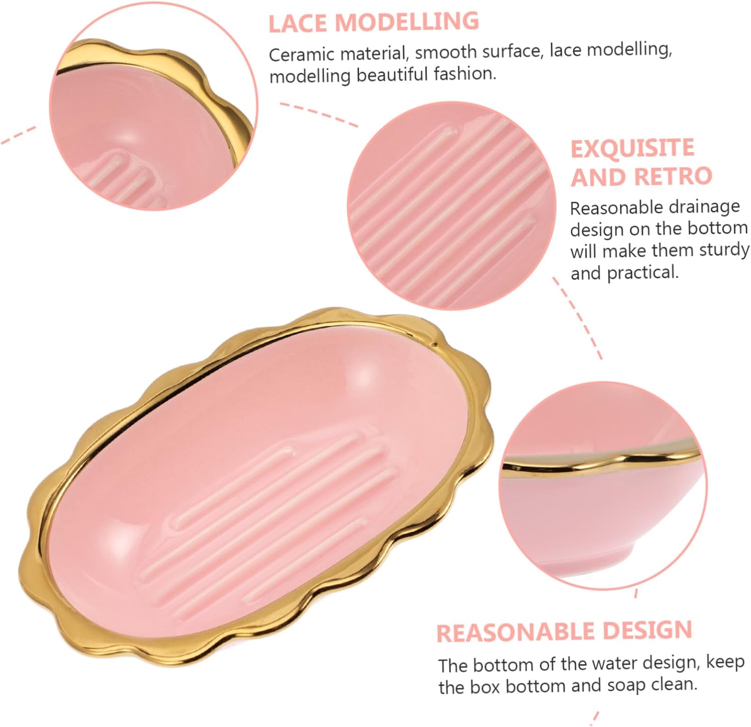 Delicate Ceramic Soap Holder