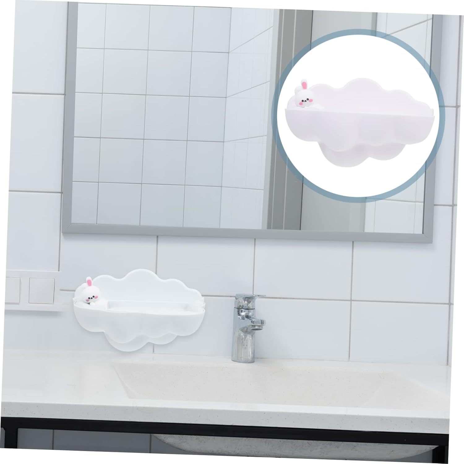 PRETYZOOM Boys and Girls Bathtub Wall Soap Dish