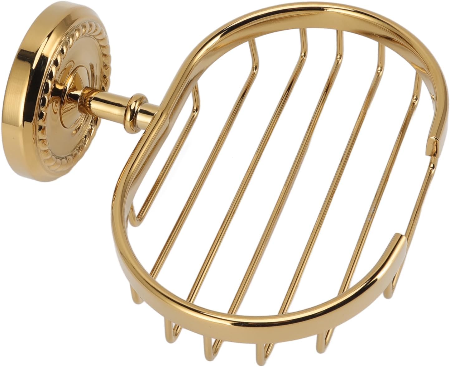 Fafeicy Metal Soap Holder Self-Draining Wall-Mounted