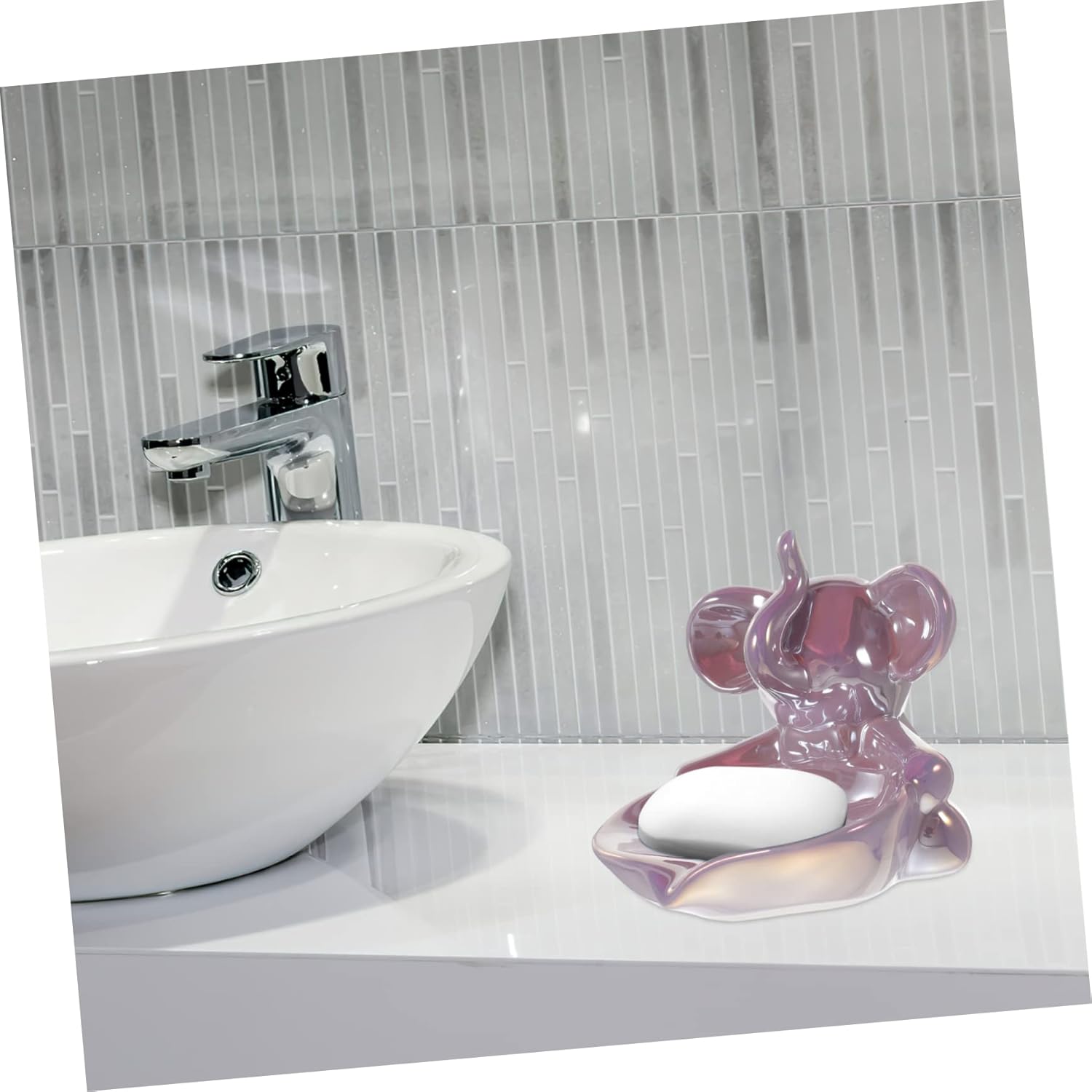 Cute Elephant-Cutcerb Ceramic Soap Holder