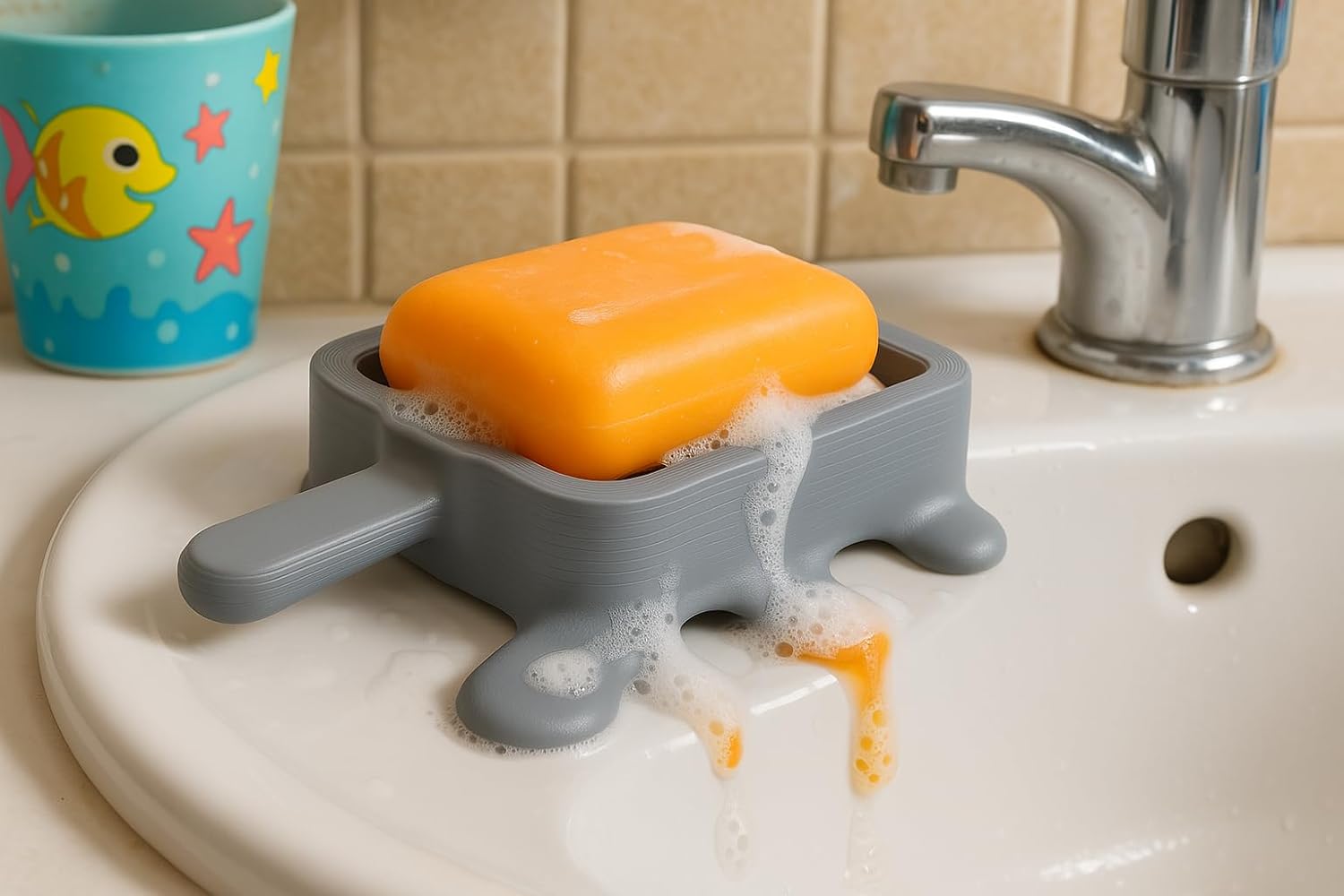 Trendy Melty Popsicle Soap Dish