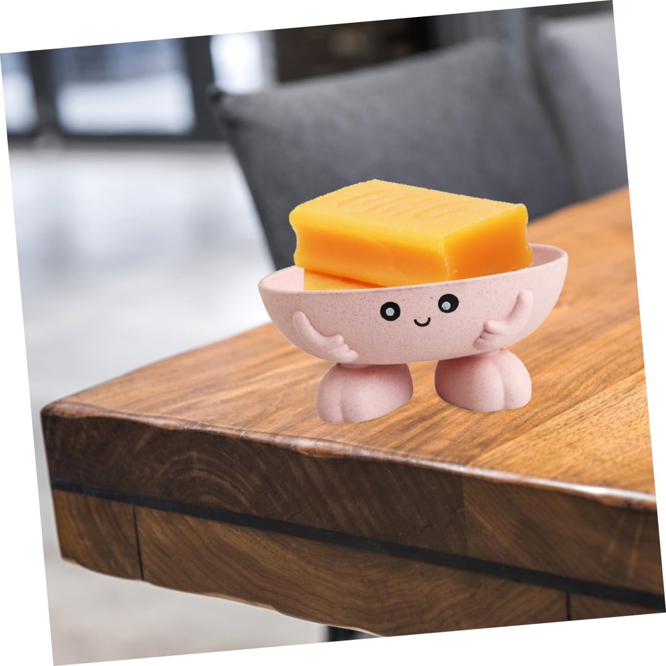 2pcs Cartoon Soap Holder with Drainage for Bathroom