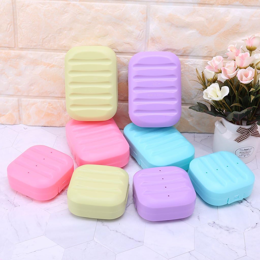 WBANGIAOSoap Box Bathroom Dish Plate DispenserSpecial Design Portable Capacity 3