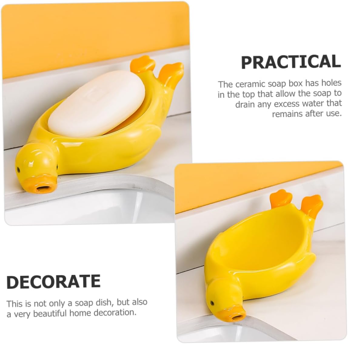 Duck theme soap dish