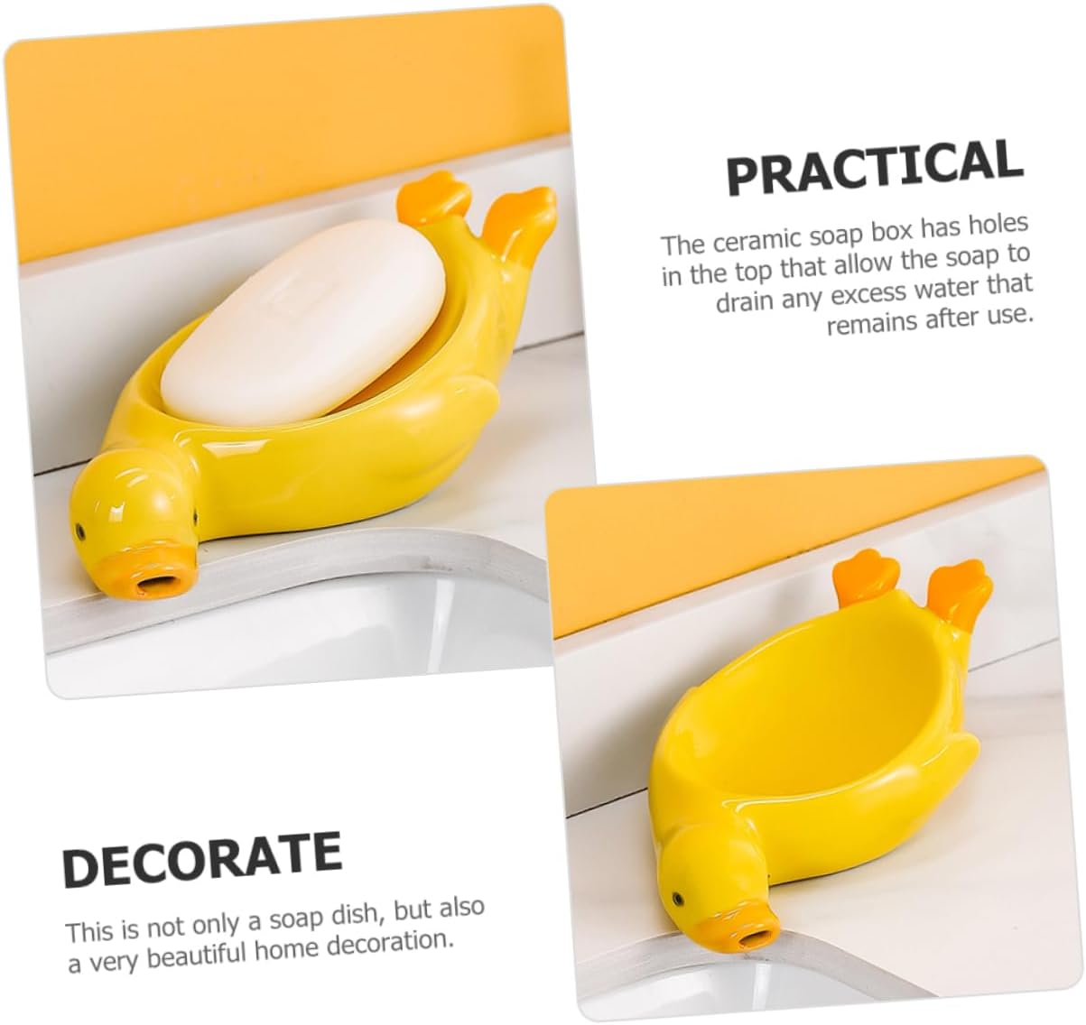 Mini Yellow Duck Soap Holder