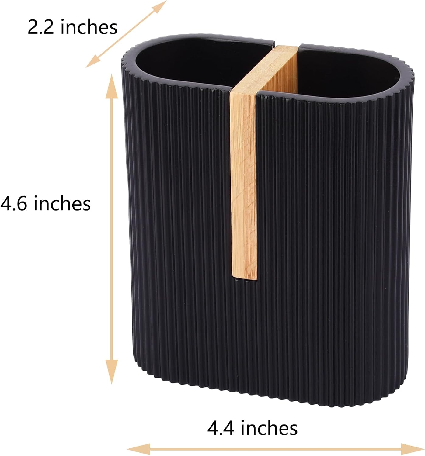 Rejomiik Matte Black Electric Toothbrush Holder