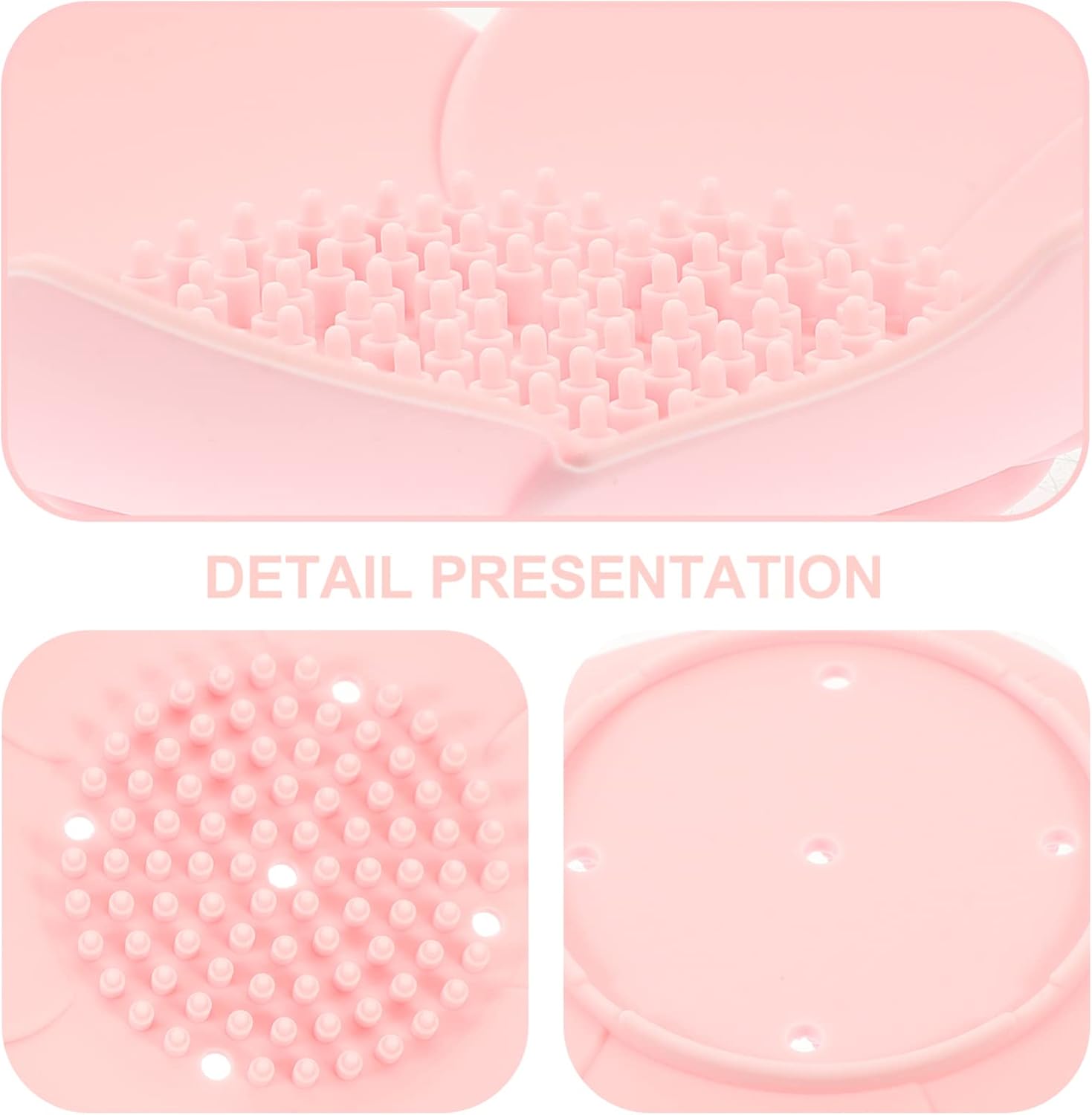 Floral Silicone Soap Holder with draining feature