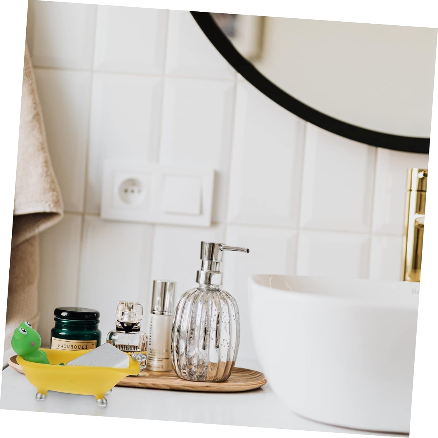 Bathroom Soap Organizer with Drain for Bar Soap