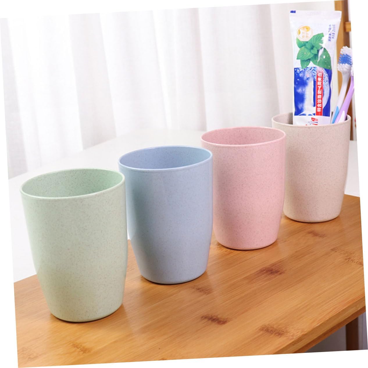 HAKIDZEL Family-Friendly Bathroom Tumbler Cup for Boys Girls Durable Cute Design