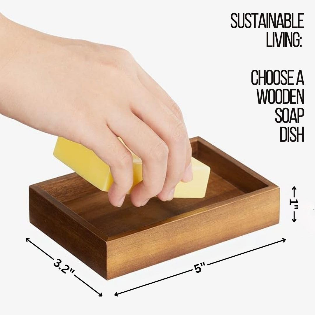 Monthuck Acacia soap dish