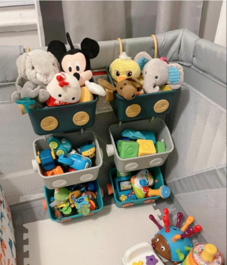 Robotic Bath Toy Organizer 6-Pack