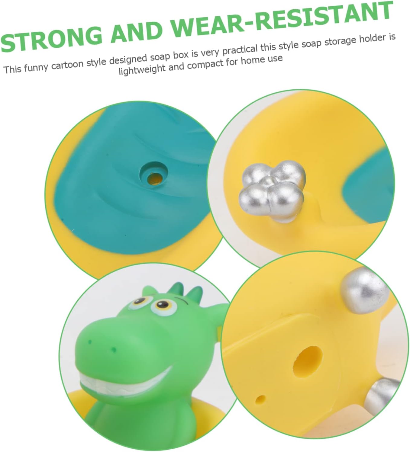 ABOOFAN Dinosaur Bath Soap Holder