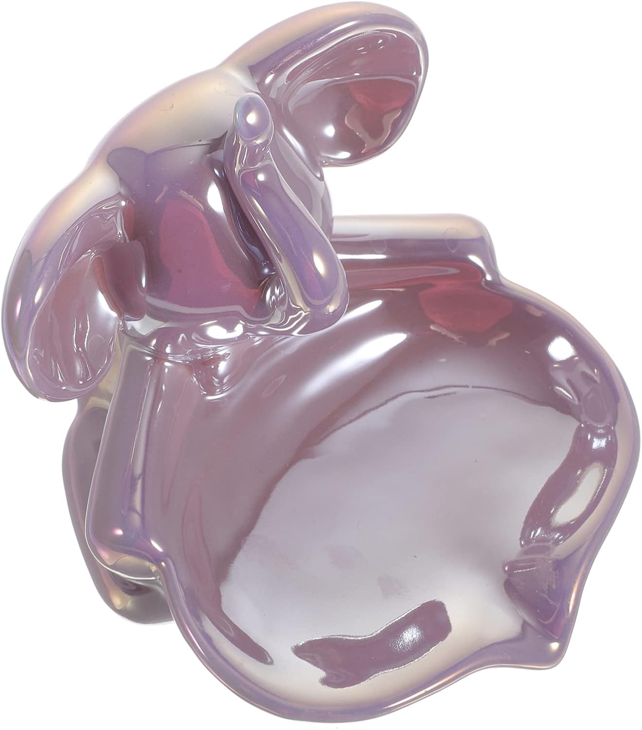 Cute Elephant Ceramic Soap Dish with Self Draining Design