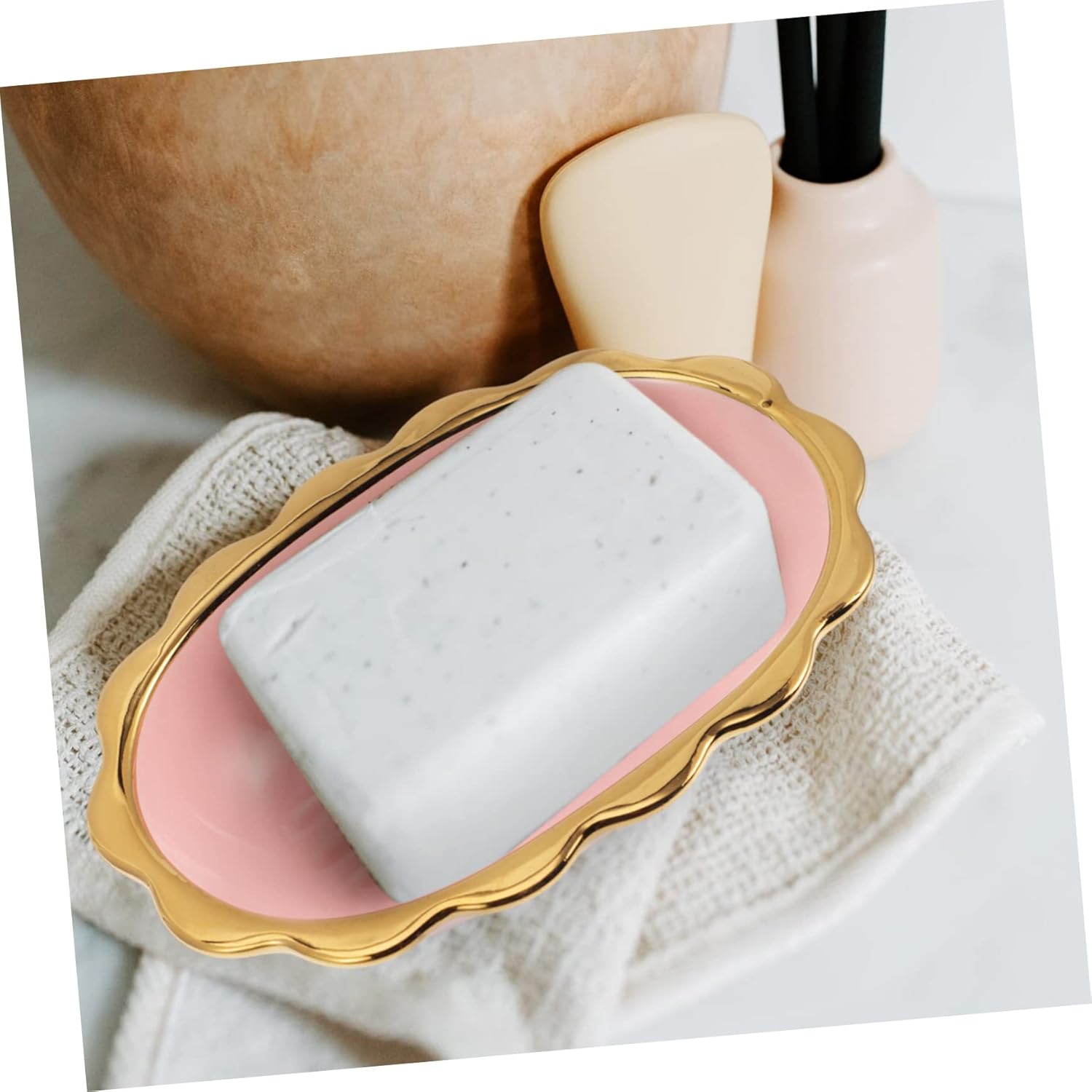 Modern Ceramic Dish Elegant Holder Draining Tray Design