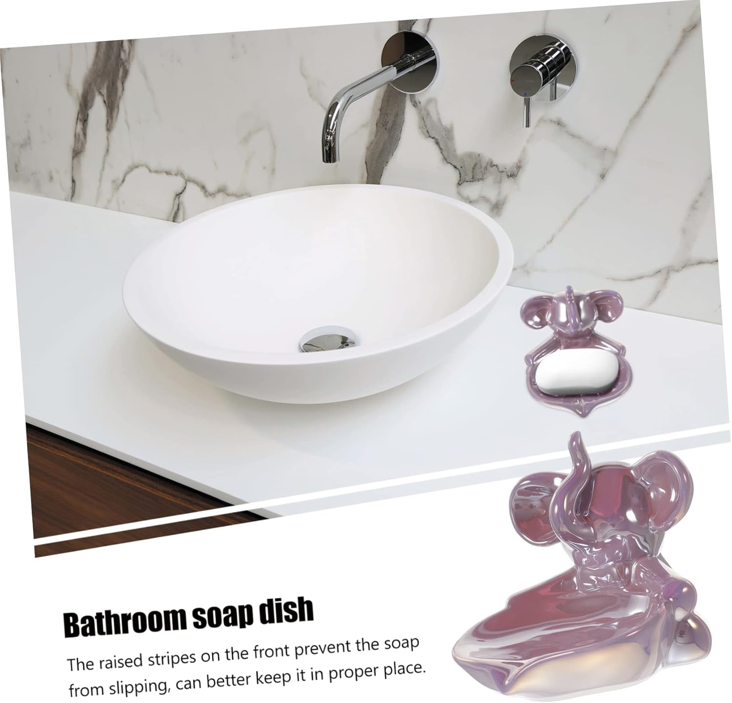 Elephant Ceramic Soap Holder