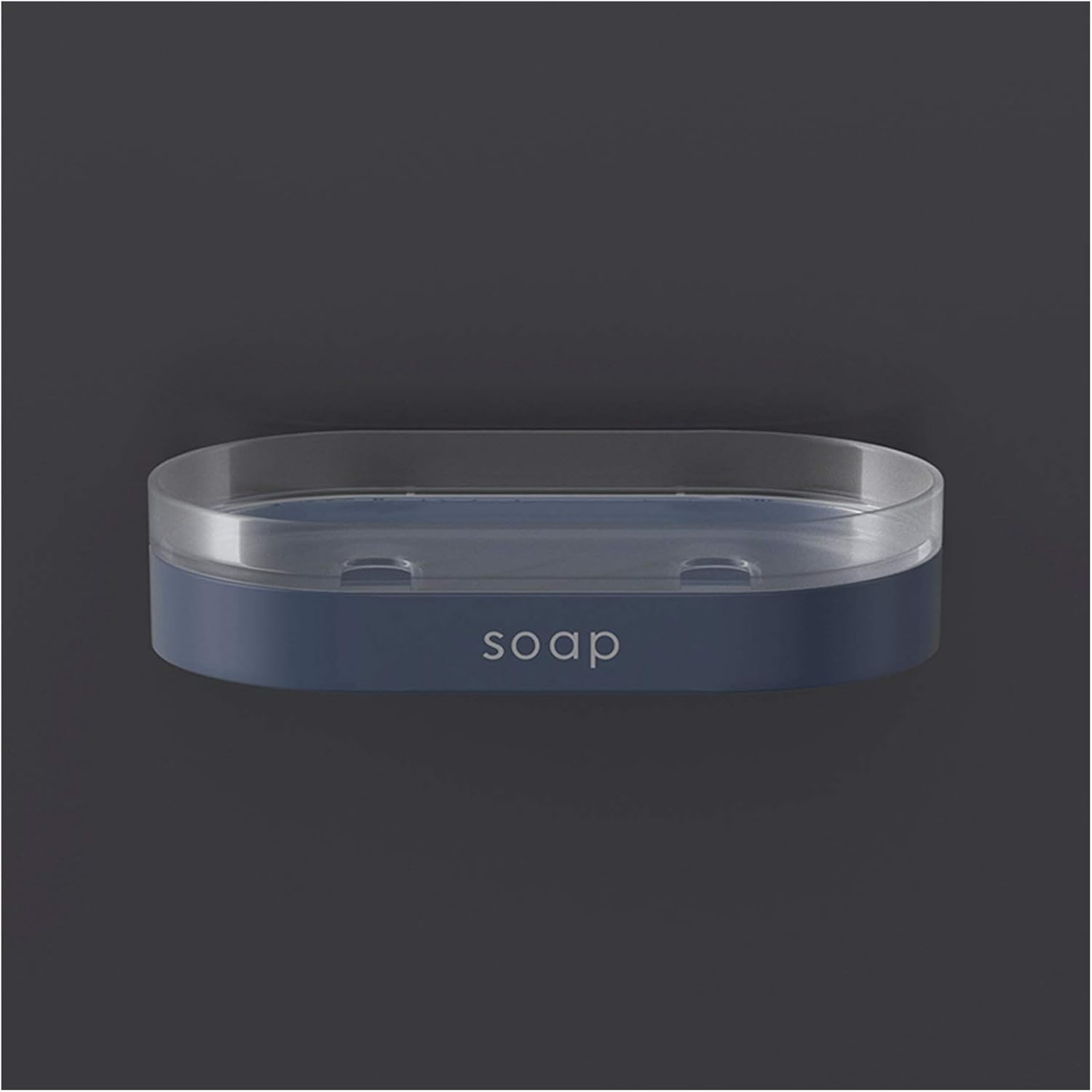 Stylish Black Bathroom Soap Holder with Wipeable Tray