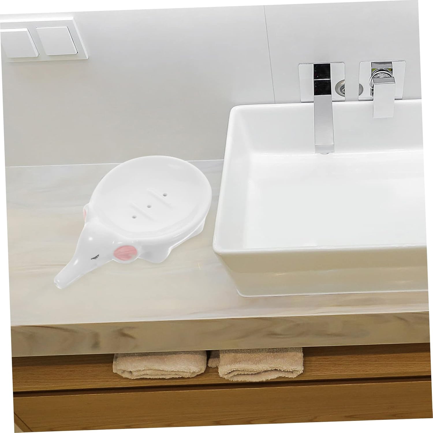 Adorable Ceramic Elephant Soap Dish