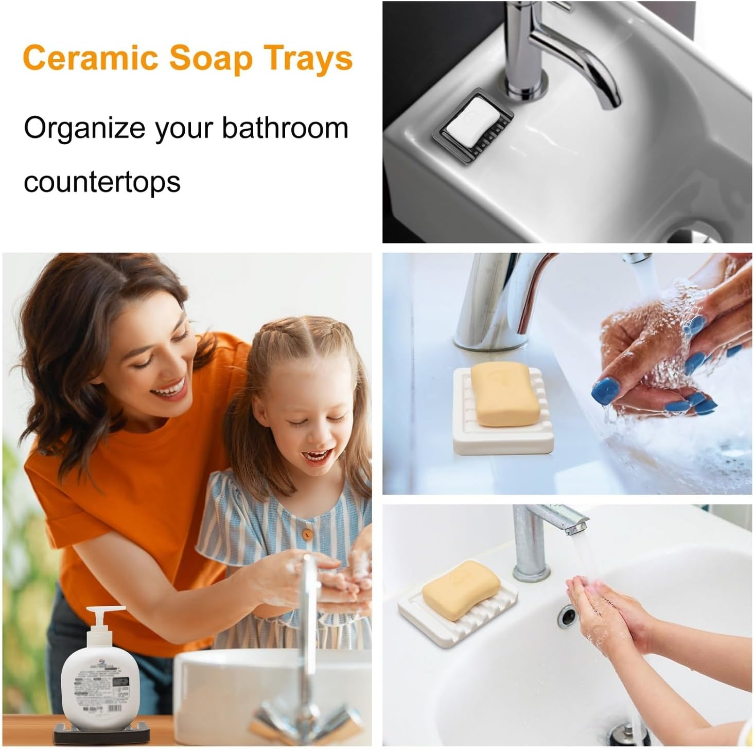 Vonpri Bar Soap Dish with EffieDrain Tile-Based