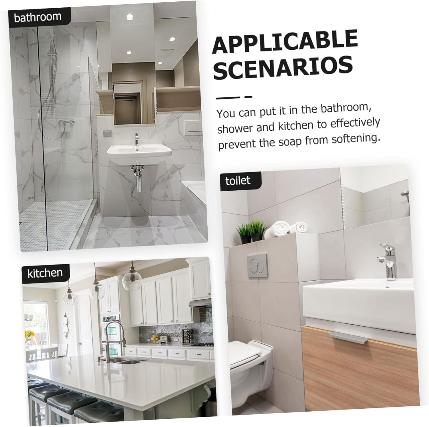 Durable Space-Saving Soap Holder