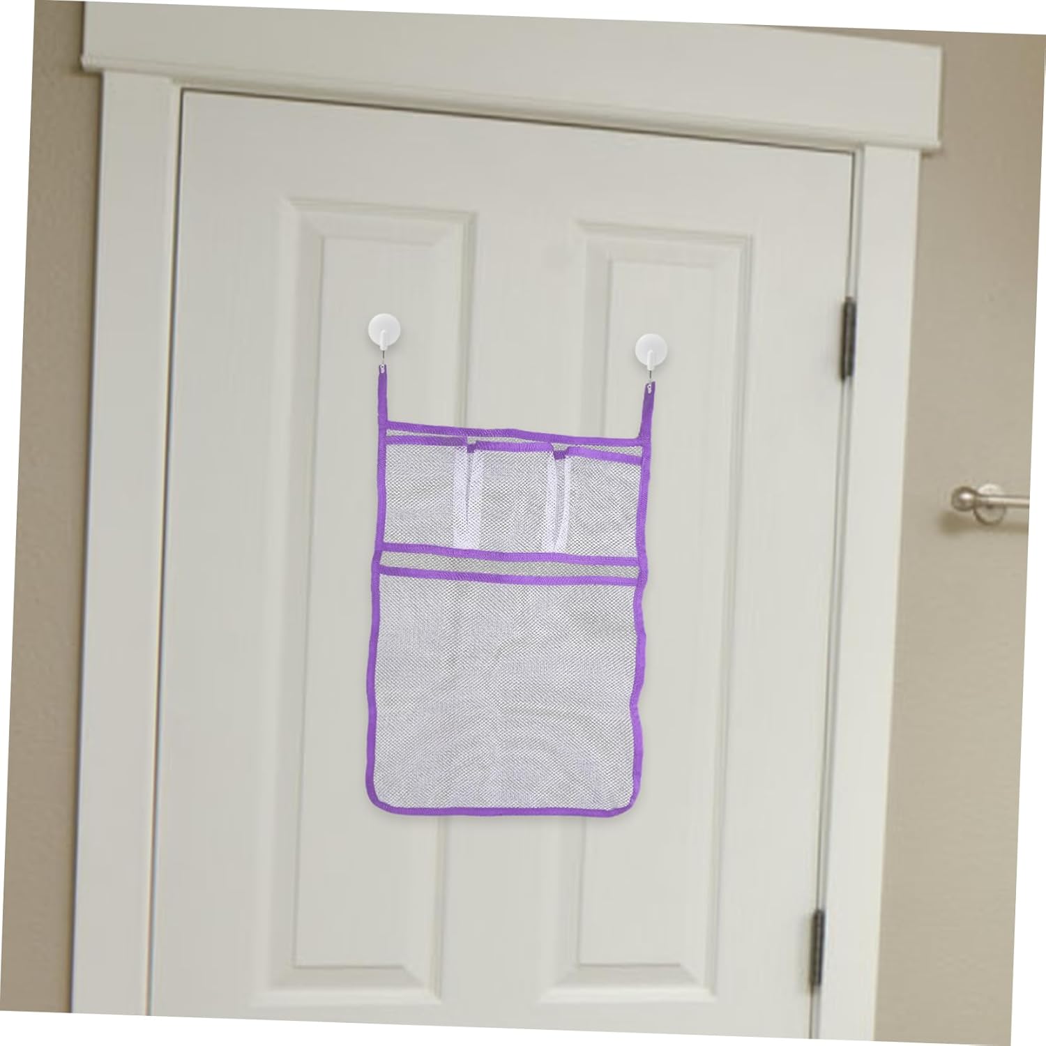 Bathroom Hanging Mesh Bag Durable Organizer for Showers Toiletries