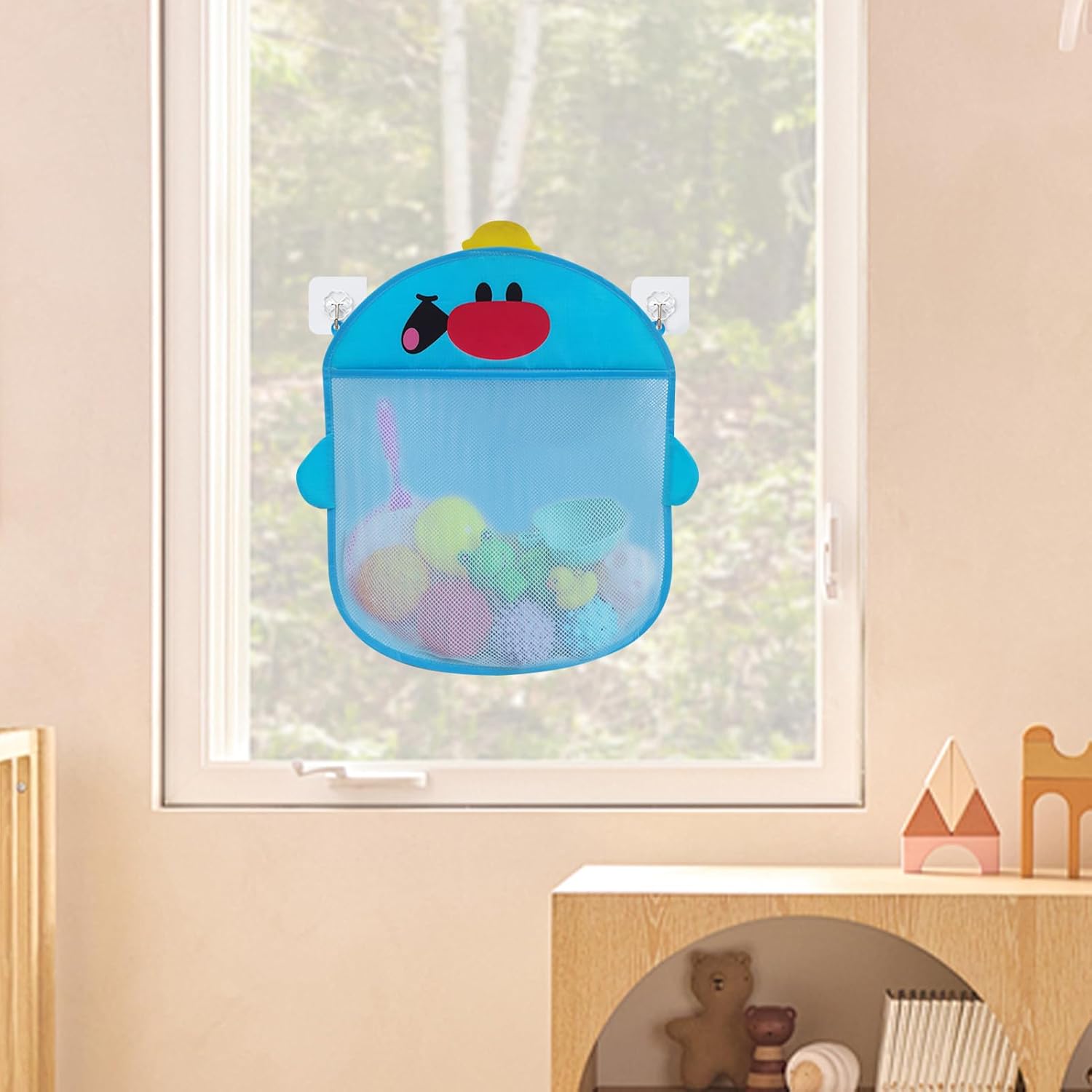 Keep bath toys organized stylish