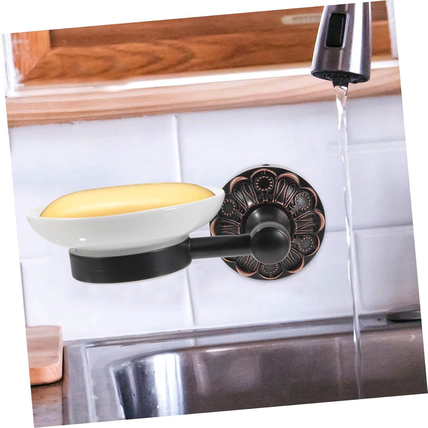 Oval Wall-Mounted Soap Dish by Beatifufu