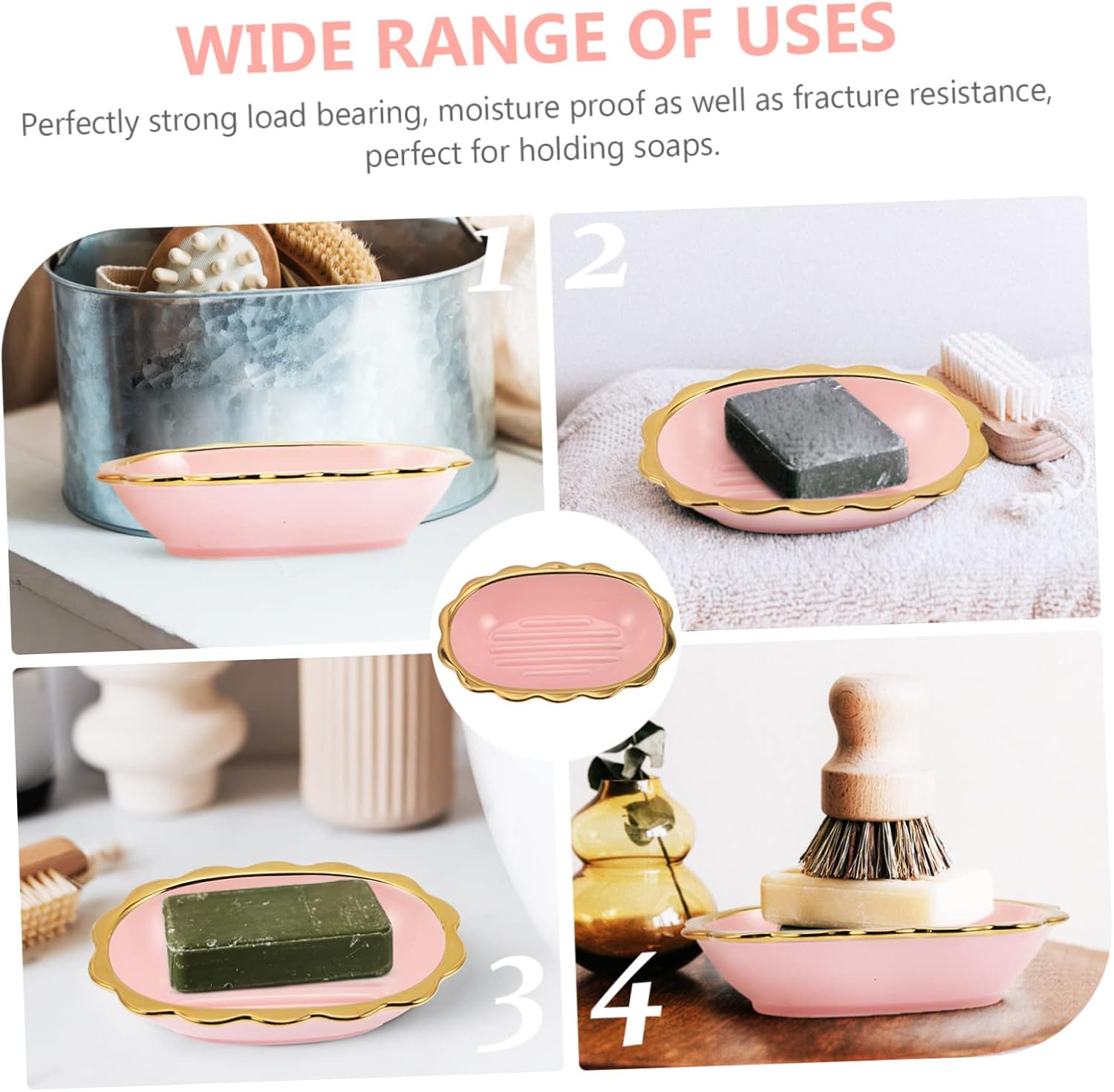 Modern Ceramic Dish Elegant Holder Draining Tray Design