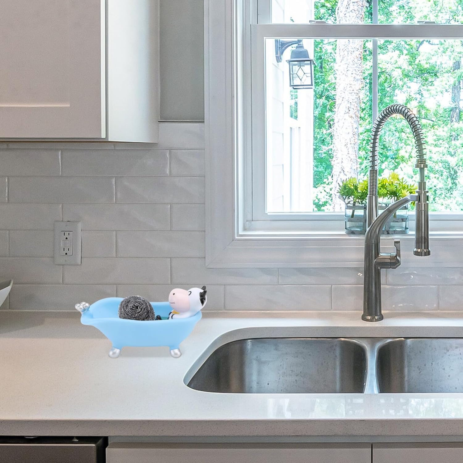 Cartoon Animaldrainer Bath Soap Holder for Bathroom Storage