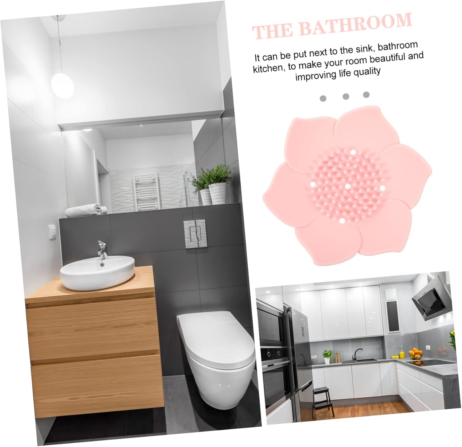 Flower-Shape Silicone Soap Dish Holder for Home Kitchen