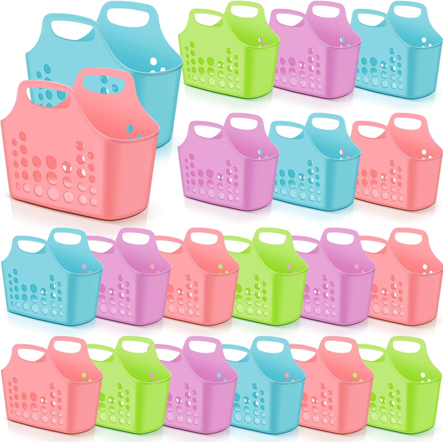 Functional Stylish 20-Pack Shower Basket Organizer for Home Use