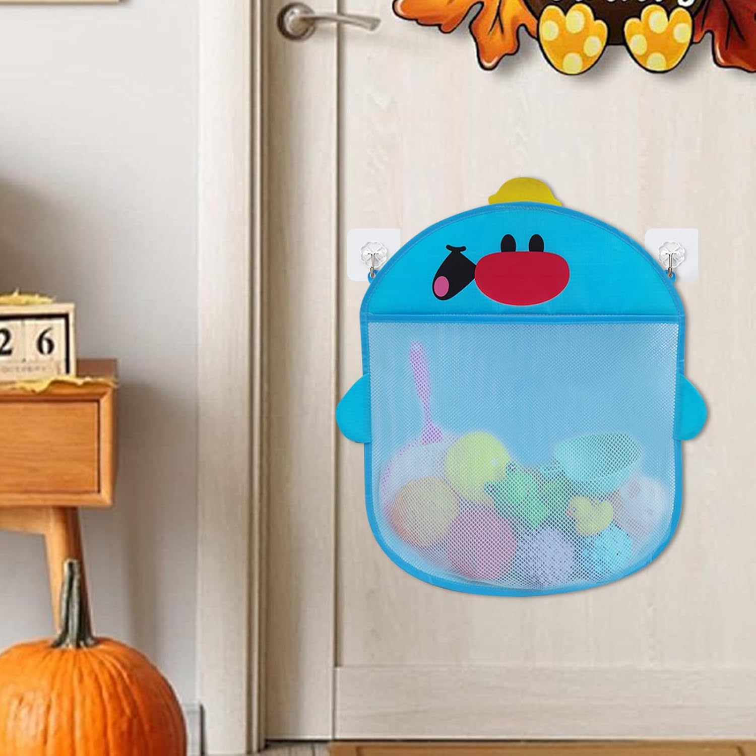 Keep bath toys organized stylish