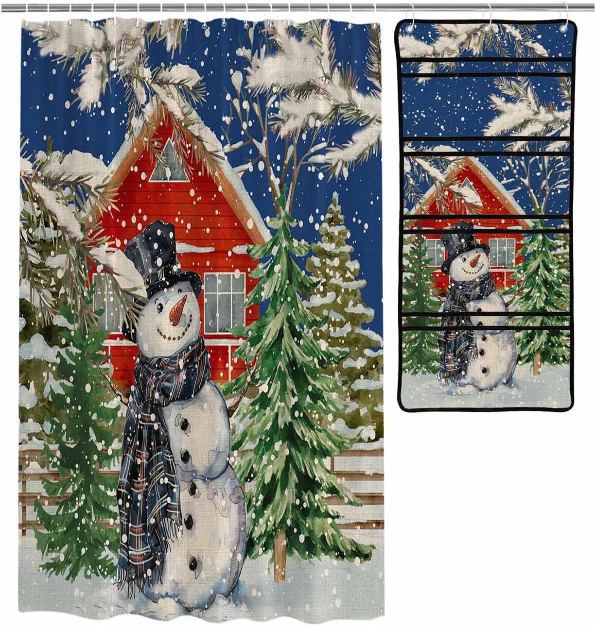 ZFUNCING Mesh Shower Organizer with 10 Pockets