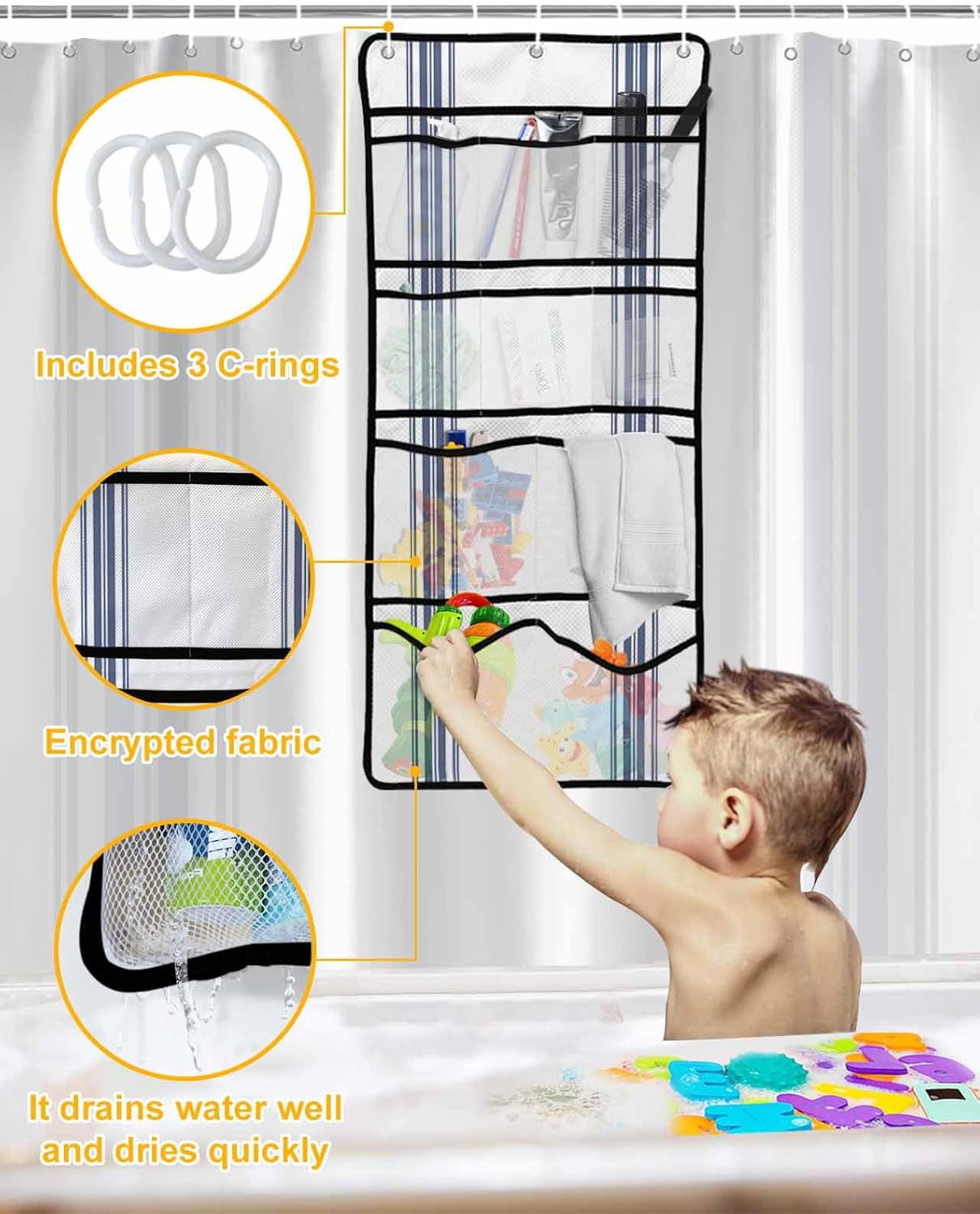 Singingin Mesh Shower Organizer