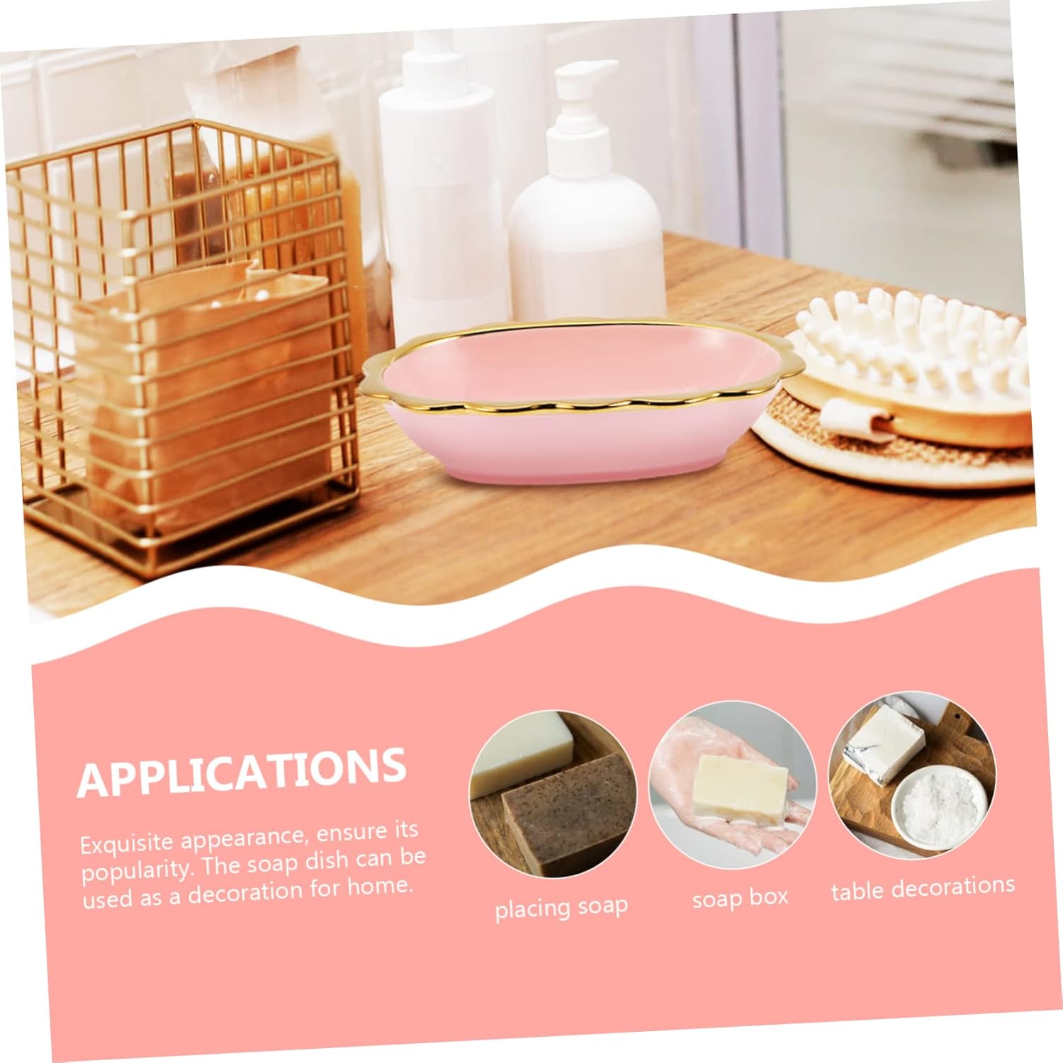 Modern Ceramic Dish Elegant Holder Draining Tray Design