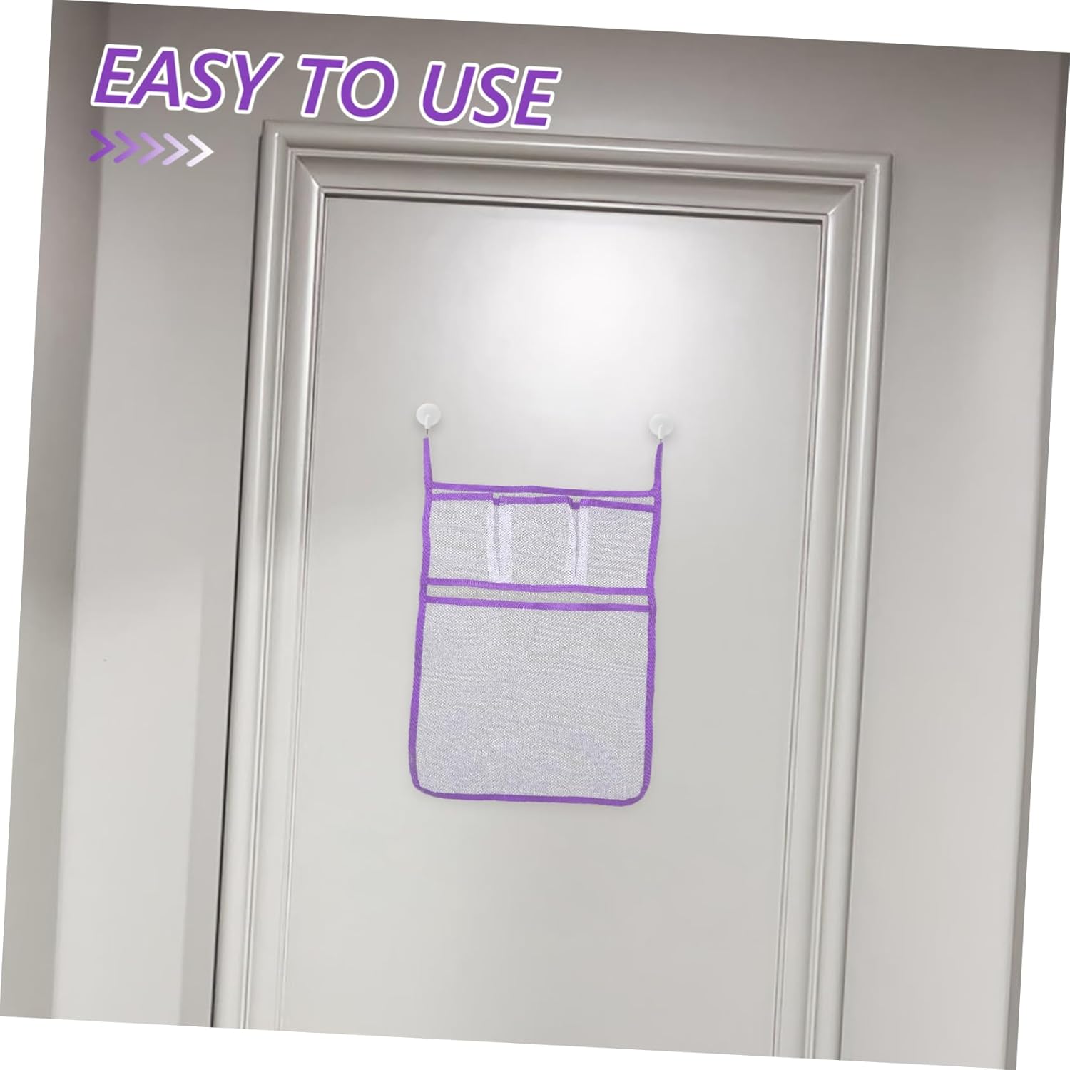 Bathroom Hanging Mesh Bag Durable Organizer for Showers Toiletries