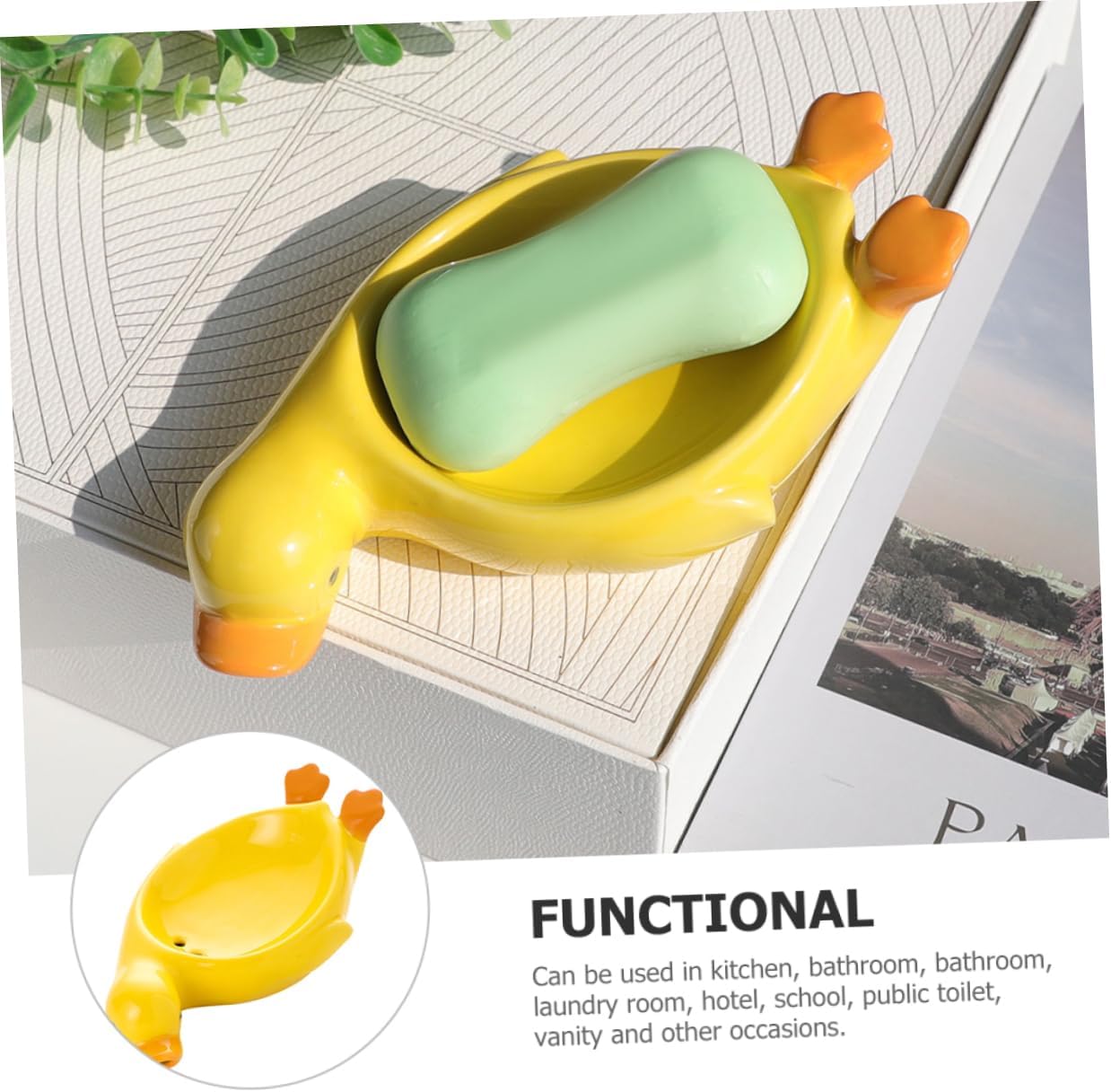 Cute Duck Ceramic Dish Unique Design