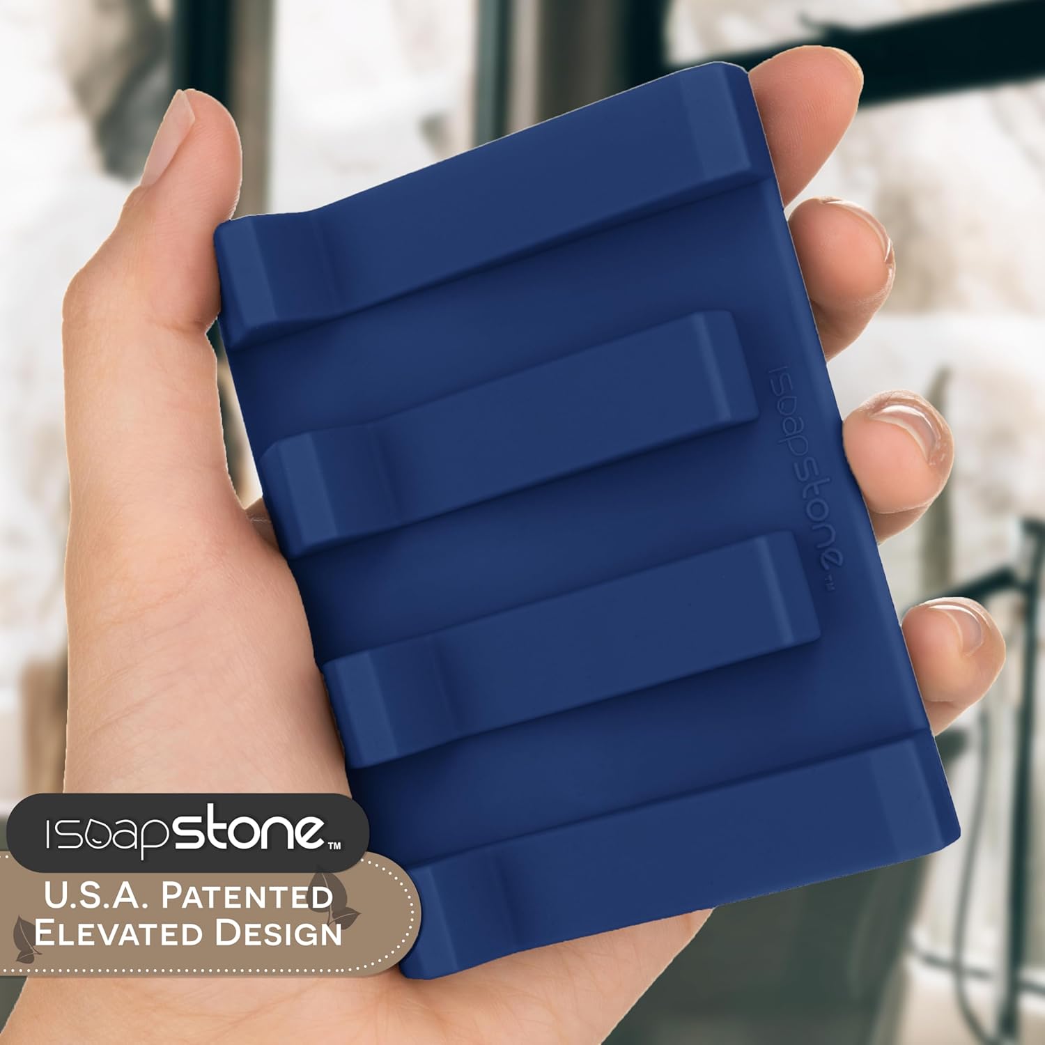 Soapstone Self-DRAINING Soap Dish