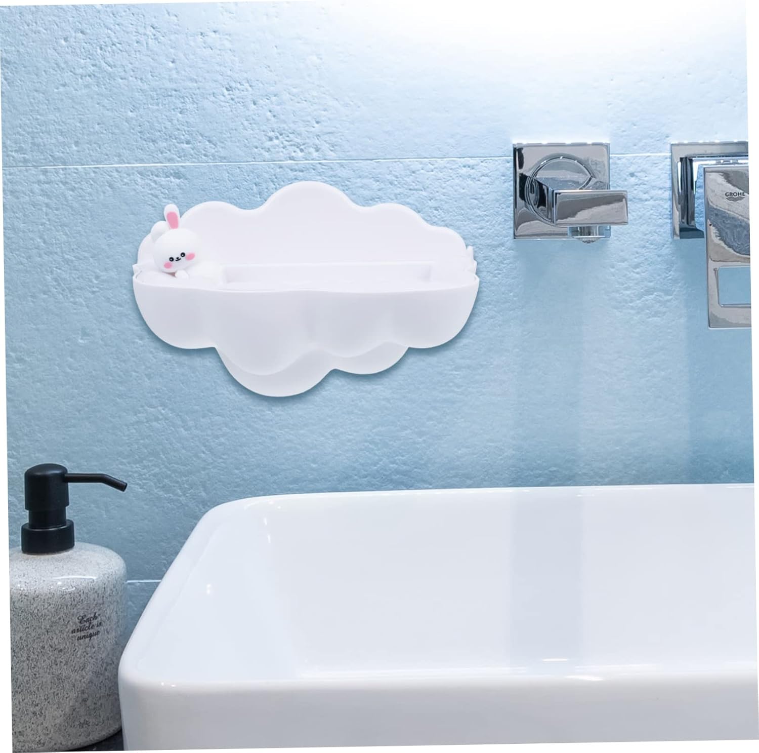 PRETYZOOM Boys and Girls Bathtub Wall Soap Dish