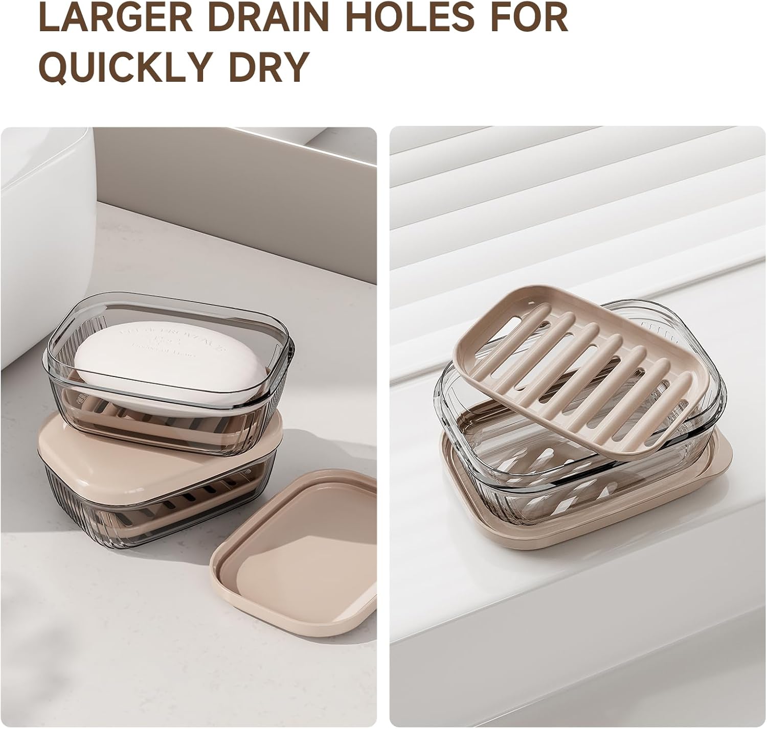 TopavatopTravel Soap Case Leak-Proof TSA-Friendly Durable