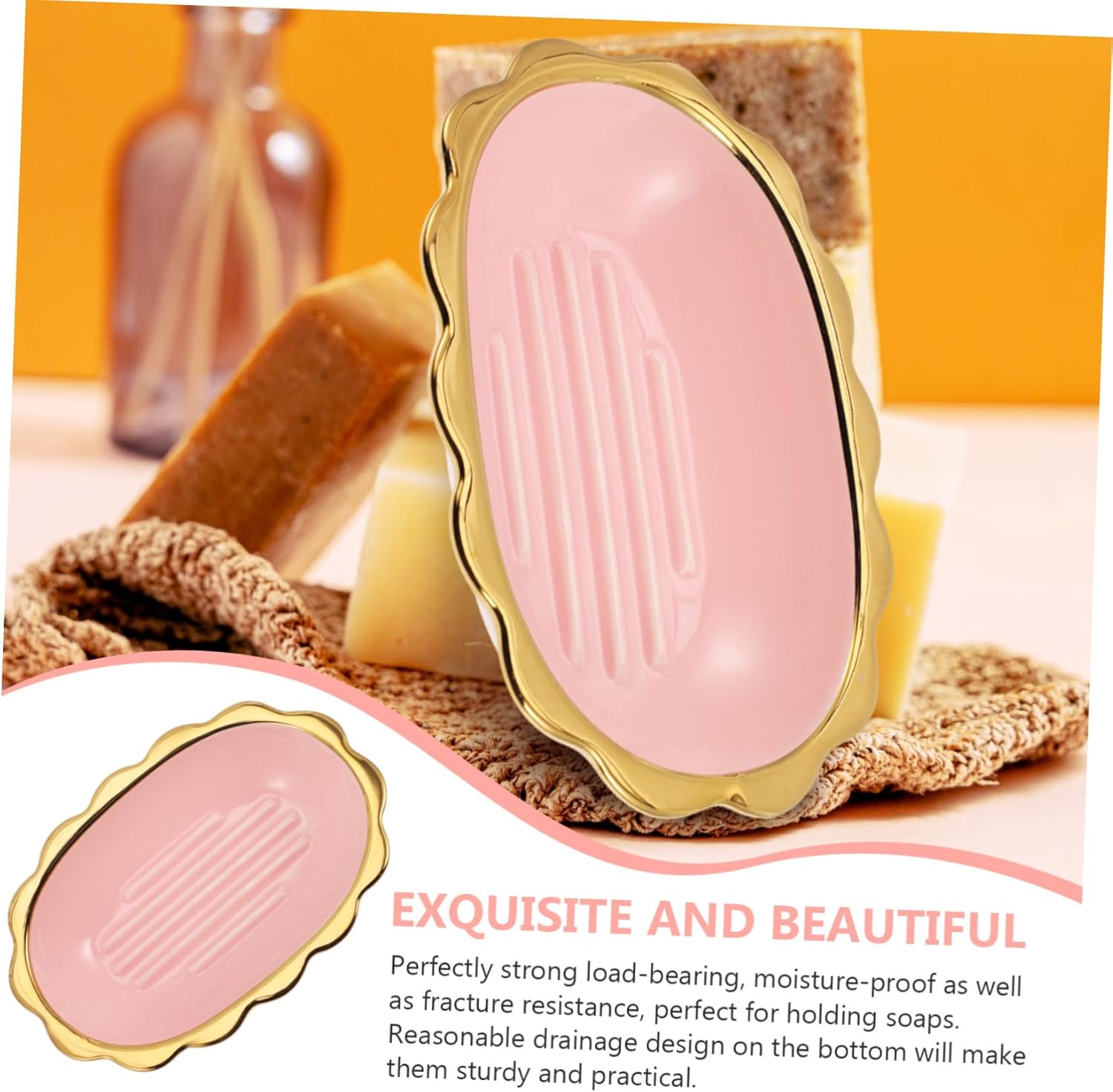 Modern Ceramic Dish Elegant Holder Draining Tray Design