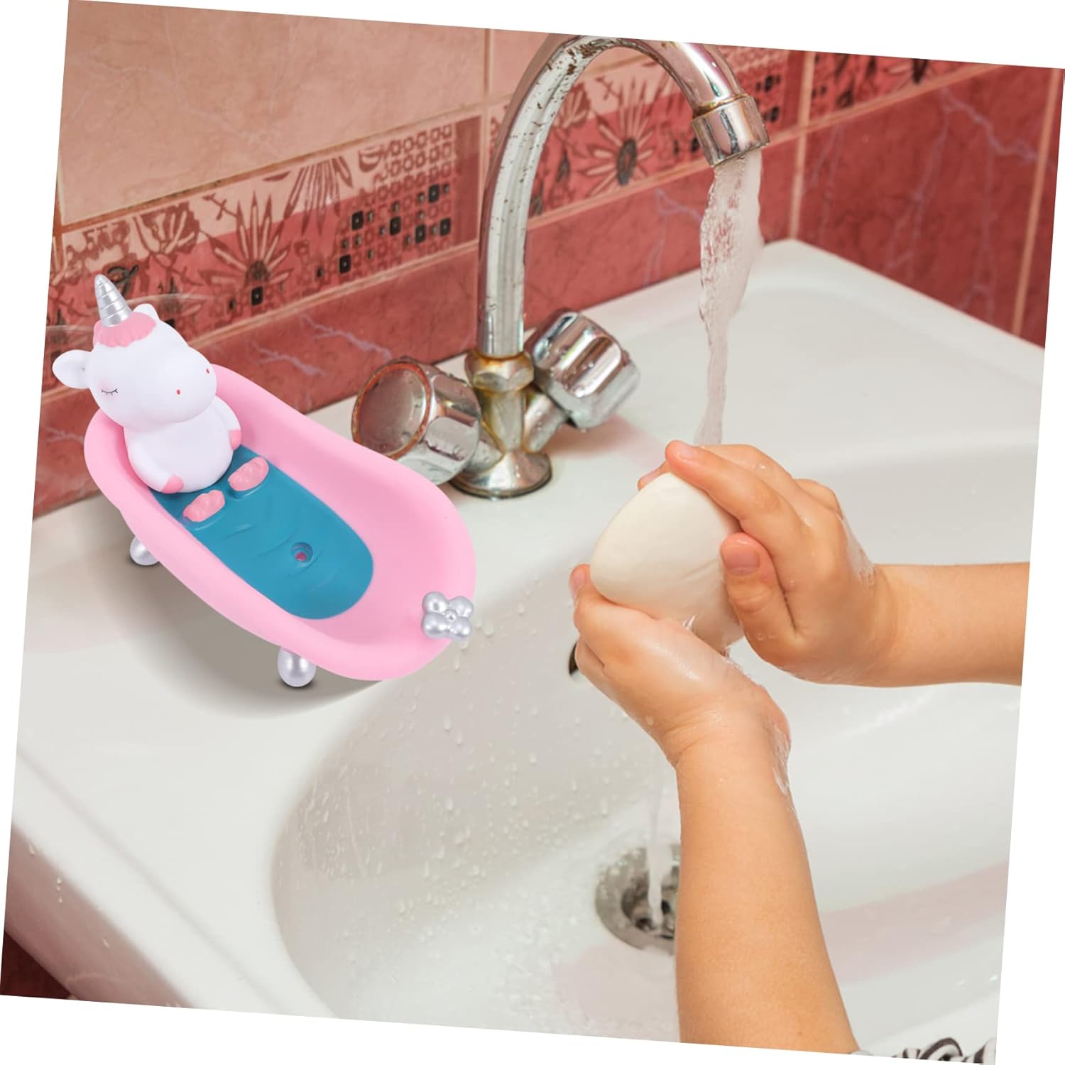 Cartoon Unicorn Soap Holder for Bathroom Durable Adorable