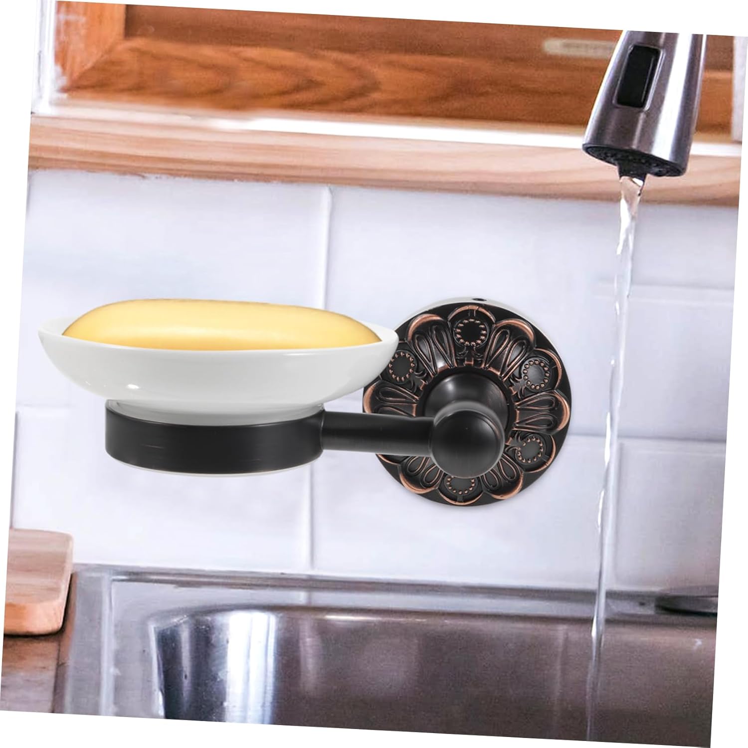 STOBAZA Wall Mount Soap Dish Holder with Antique Copper Finish