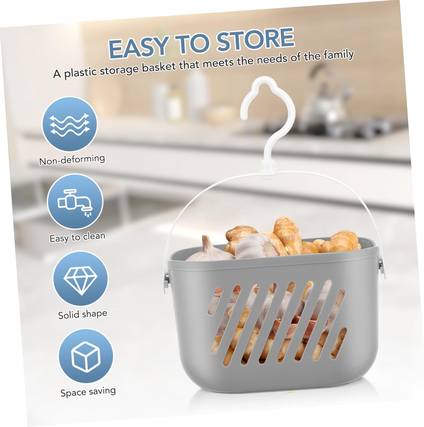 Angoily Hanging Shower Caddy Portable Storage Basket