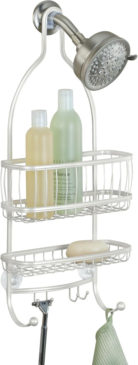 Stylish iDesign York Hanging Shower Caddy Organizer for Your Bathroom