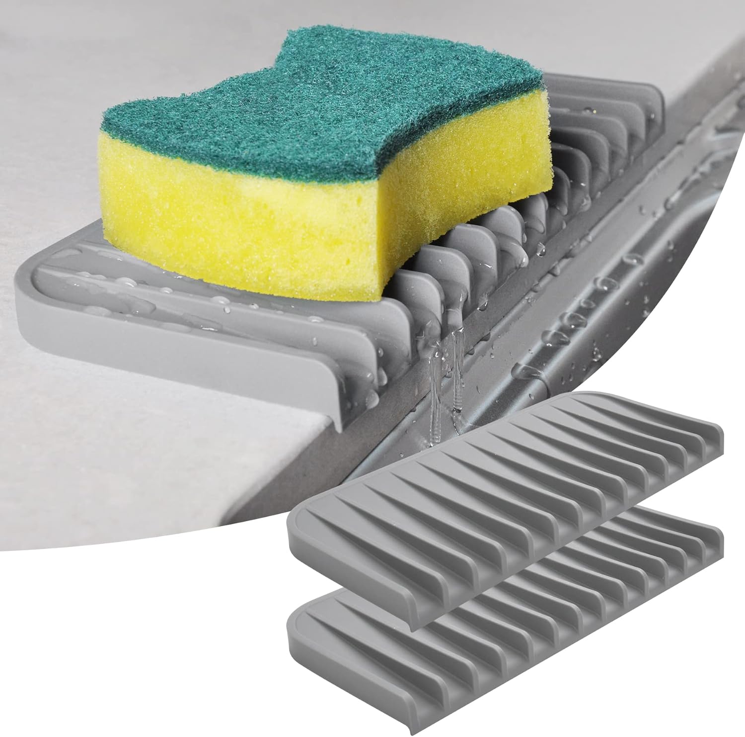 Multipurpose Silicone Sponge Holder for Kitchen Bathroom
