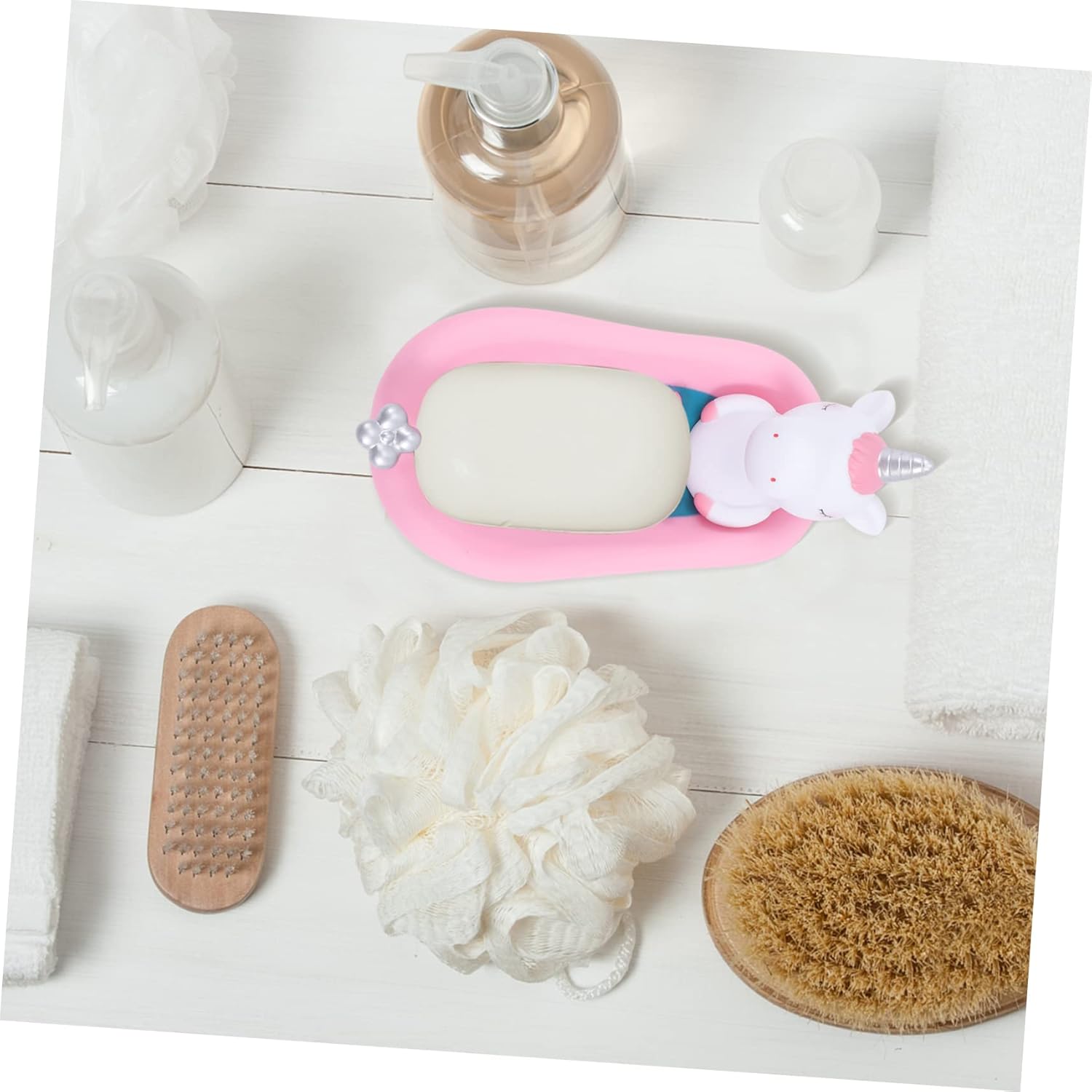 Luxshiny Acrylic Unicorn Bar Soap Holder