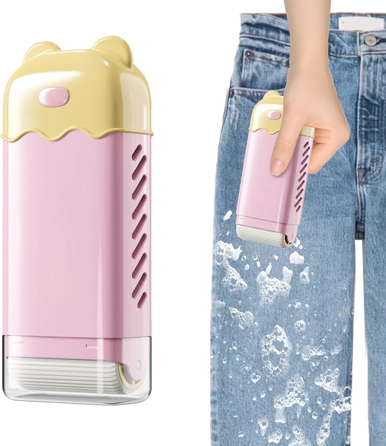 Compact Travel Soap Case with Built-In Roller