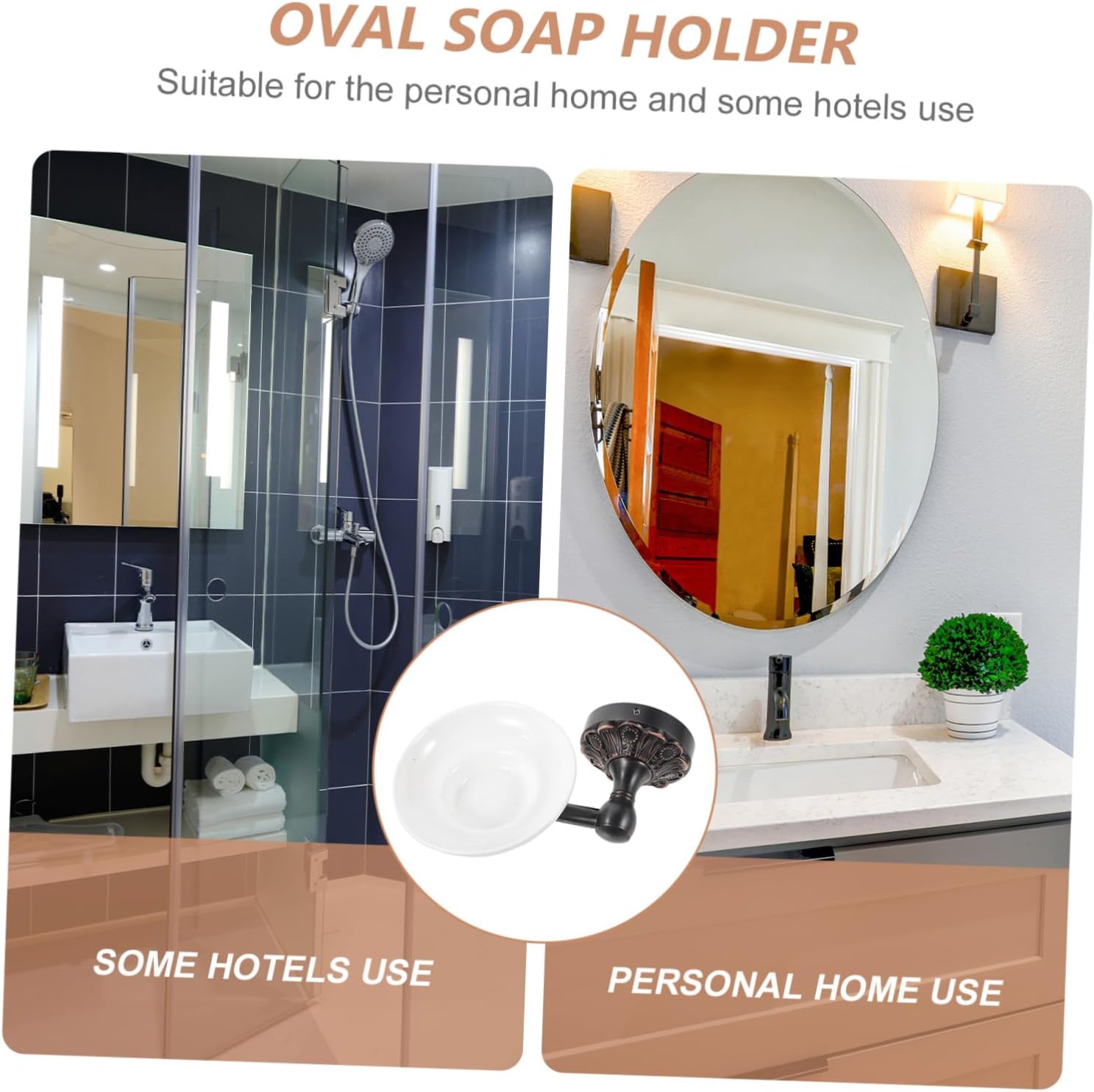 Oval Wall-Mounted Soap Dish by Beatifufu