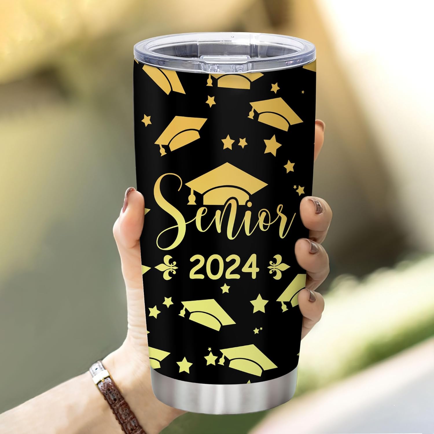 Personalized Senior Graduation 2023 Gift Double-Insulated Stainless Steel Tumbler