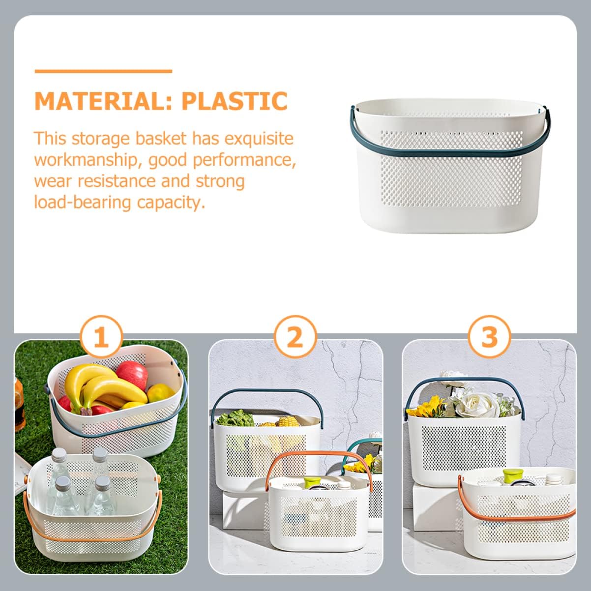 Toddmommy Portable Organizer Handy for Bathroom Pantry and Kids Essentials